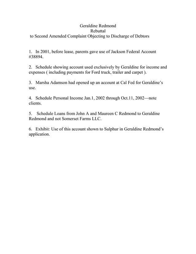 Geraldine redmond rebuttal 38894 PDF