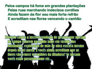 Geraldo Vandré- Caminhando (Ditadura no Brasil)