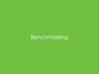 Benchmarking
 