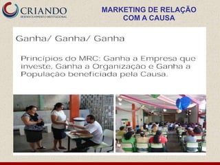 MARKETING DE RELAÇÃO
    COM A CAUSA
 