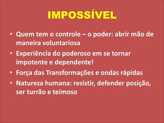 ALGUMAS DIFERENÇASNATIVOS DIGITAISMulti-tarefasNavegam bemHackeam o básicoSocialmente abertosExigem autenticidadeSubvertem hierarquia Aparelhos MultiTwitta, bloga, ruleiaIMIGRANTES DIGITAISLinear e sequencialPreferem o físicoParalisia ConservadoresComplacentesRespeitamAparelhos UniO que é isso?