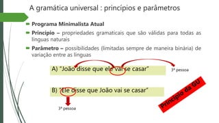 Gerativismo | PPTX