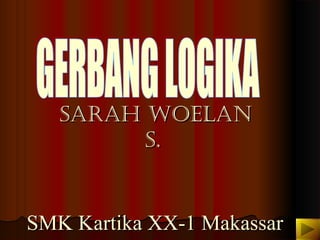 SMK Kartika XX-1 MakassarSMK Kartika XX-1 Makassar
Sarah WoelanSarah Woelan
S.S.
 