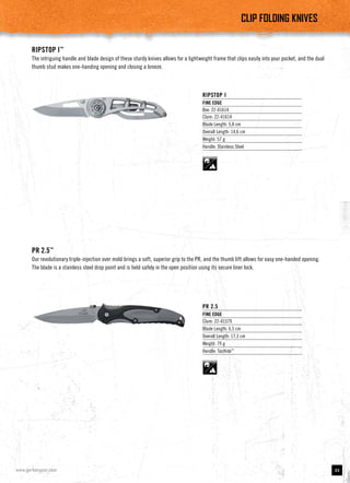 Gerber Ripstop Fine Edge Gerber cuchillos | PDF