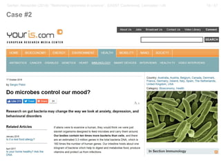 19 / 57Gerber, Alexander (2018): “Rethinking openness in science”. EASST Conference, Lancaster / UK
Case #2
 