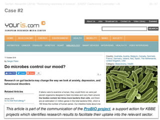 20 / 57Gerber, Alexander (2018): “Rethinking openness in science”. EASST Conference, Lancaster / UK
Case #2
 