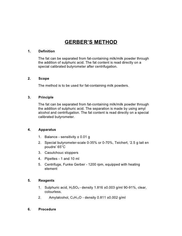 Gerber's method