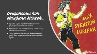 • Uykularını kaçıran çılgın bir fikrin bir versiyonunu
gerçekleştirmek zorunda olan birisidir.
• Belirsizliklerle dolu uzun bir yolculuğa çıkan ve sonuç
almadan durmayacak kişidir.
• Canının yanmasına izin vermeyen, hem orada hem de
burada olarak bir şeyler yapabileceklerini zannedenler
değildir.
Girişimcinin kim
olduğunu bilirsek…
 