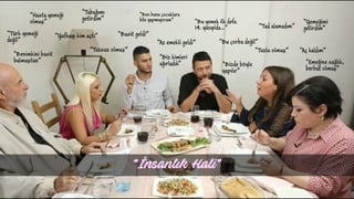“Tuzlu olmuş”“Tuzsuz olmuş”
“Basit geldi”“Türk yemeği
değil”
“Tad alamadım”
“Aç kaldım”
“Tabağımı
getirdim” “Yemeğimi
getirdim”
“Benimkini basit
bulmuştun”
“Bu yemek ilk defa
14. yüzyılda…”
“İnsanlık Hali”
“Bu çorba değil”
“Ben bunu çocuklara
bile yapmıyorum”
“Hasta yemeği
olmuş”
“Emeğine sağlık,
berbat olmuş”
“Bizde böyle
yapılır”
“Az emekli geldi”
“Biz kimleri
ağırladık”
“Yufkayı kim açtı”
 