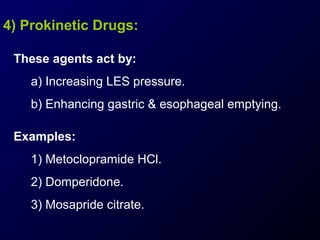 Prokinetics Examples GERD | PPT