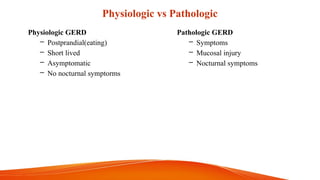 Gastroesophageal Reflux Disease (GERD)- Therapy-III | PPTX