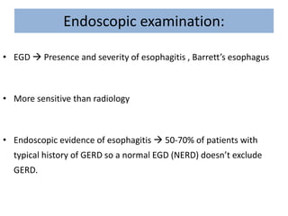 Eed Normal Gastroesophageal reflux disease | PPTX