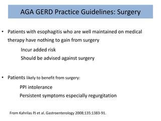 Gastroesophageal reflux disease | PPTX