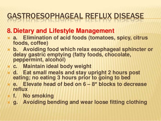 Gerd and post op mgmt. dr. blatchford 1.2014