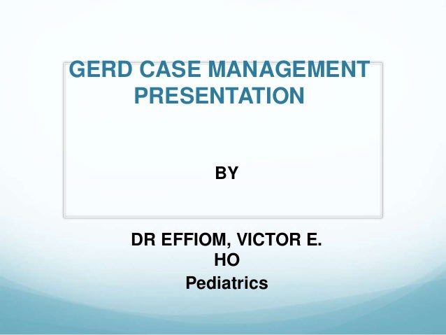 case presentation gerd