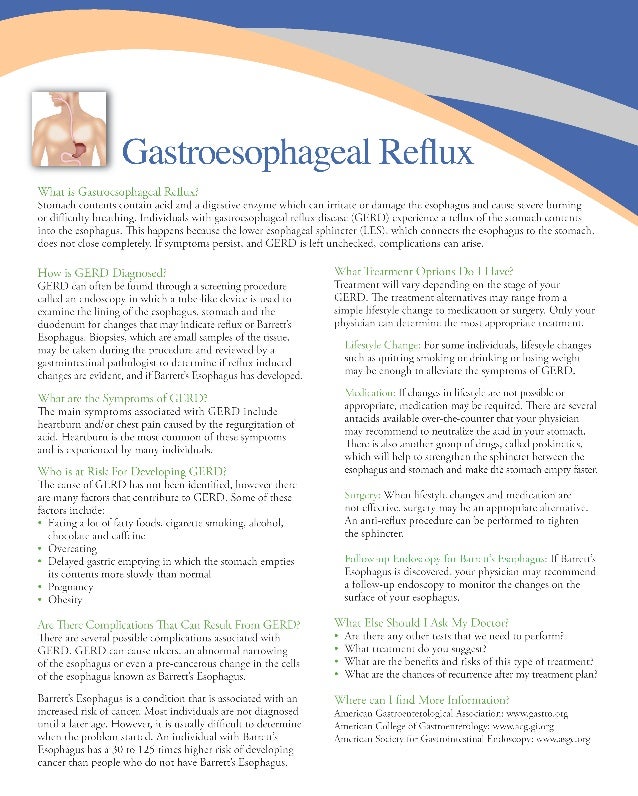 Gerd Patient Education Handout Pdf – YBGFN