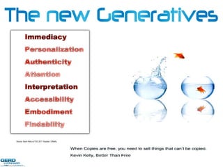 Source: Kevin Kelly at TOC 2011 Youtube / OReilly
 