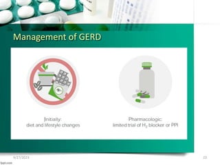 Management of GERD
9/27/2023 23
 