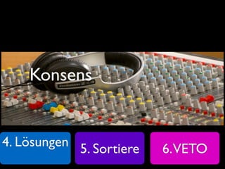 Konsens


4. Lösungen 5. Sortiere   6.VETO
 