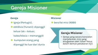 Gereja yang misioner [ok] | PPTX