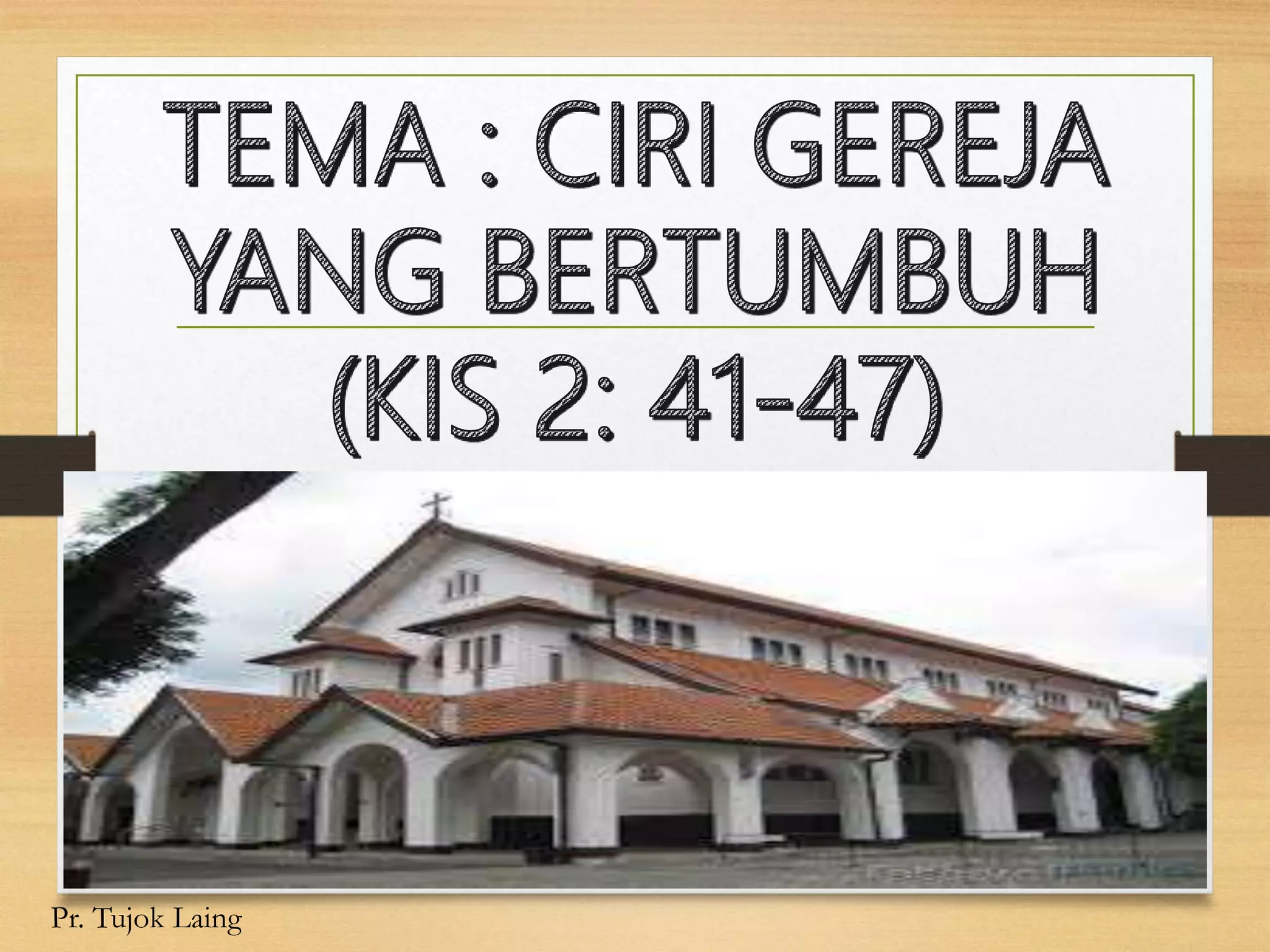 Gereja yang teguh | PPT