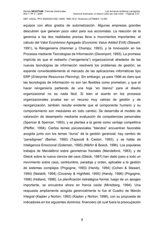 Revista NEGOTIUM / Ciencias Gerenciales Luis Armando Gutiérrez Larrisgoitia
Año 1 / Nº 2 / 2005 Gerencia Avanzada: un blan...