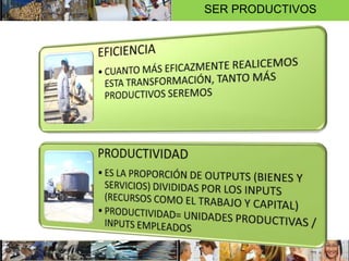 SER PRODUCTIVOS