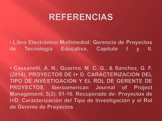 Gerencia de proyectos, mapa conceptual