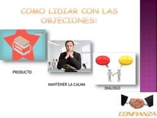 PRODUCTO
MANTENER LA CALMA
DIALOGO
 