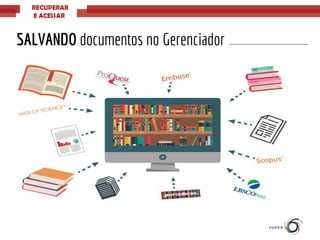 SALVANDO documentos no Gerenciador
 