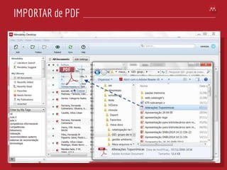 IMPORTAR de PDF
 
