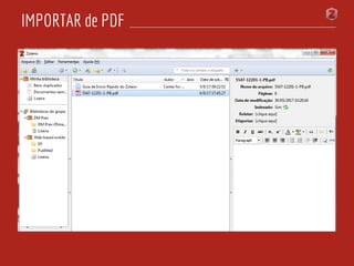 IMPORTAR de PDF
 
