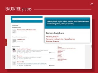 ENCONTRE grupos
 