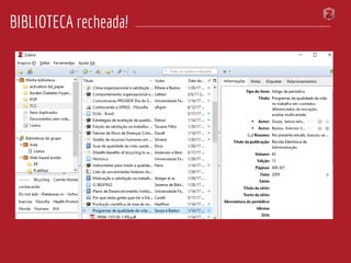 BIBLIOTECA recheada!
 