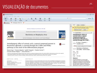 VISUALIZAÇÃO de documentos
 