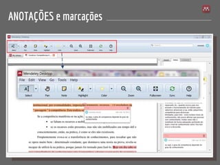 ANOTAÇÕES e marcações
 
