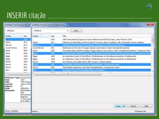 INSERIR citação
 