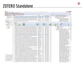 ZOTERO Standalone
 