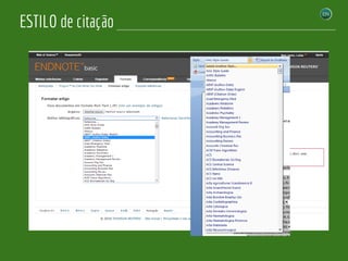 ESTILO de citação
 