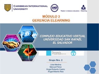 Gerencia E-learning - PACIE - Fase I