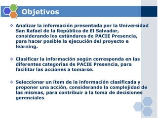 Gerencia E-learning - PACIE - Fase I