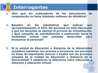 Gerencia E-learning - PACIE - Fase I