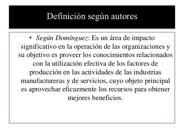 Gerencia industrial