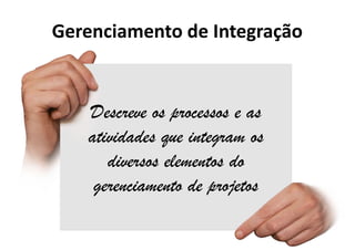 Gerenciamento de Integracao - Aula 1