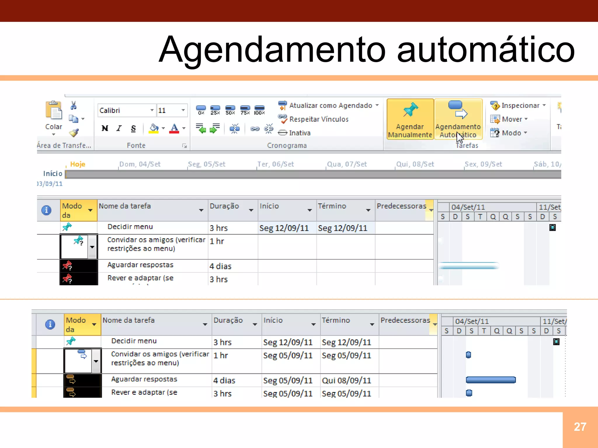 Agendamento automático27