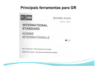 Principais ferramentas para GR
 