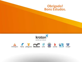 Obrigado!
Bons Estudos.
 