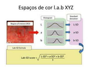 Espaços de cor l.a.b XYZ
 