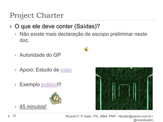 Desenvolver o plano de projeto