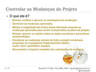 Controlar as mudanças